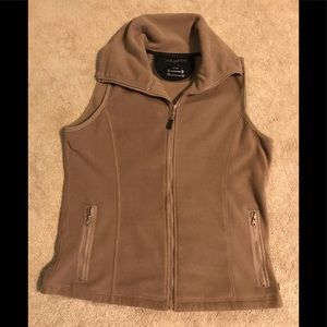 Calvin Klein brown fleece vest